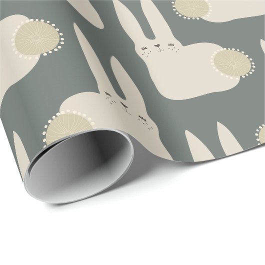 Grillige Konijn Cadeaupapier (Rol Hoek)