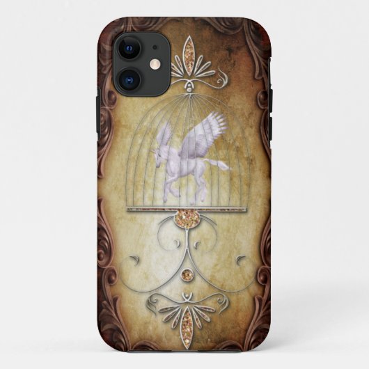grillige  kooi eenhoorn Case-Mate iPhone case (Achterkant)