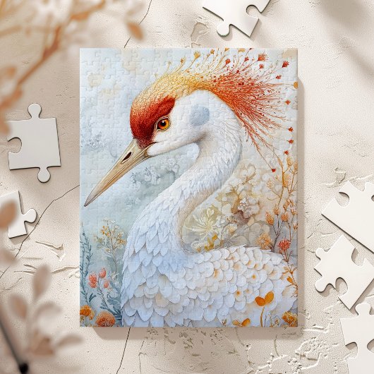 Grillige Kraanvogelkunst Legpuzzel