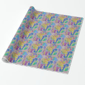Grillige Kunst Cadeaupapier (Uitgerold)