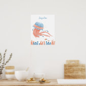 grillige kwal slaapliedje poster (Keuken)