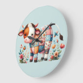 Grillige Lapjeskoe Met Bloemaccenten Grote Klok (Hoek)