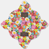 grillige lente bloemen tuin verjaardagsfeestje bedankdoosjes (Ongevouwen)