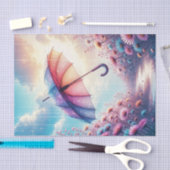 grillige lente paraplu ontkoppelingspapier tissuepapier (Craft)