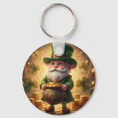 Grillige Leprechaun Pot met Goud Sleutelhanger (Achterkant)