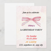 grillige libel verjaardagsuitnodiging kaart (Voorkant / Achterkant)