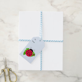 Grillige Lieveheersbeestje Cadeaulabel