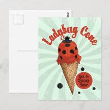 Grillige Lieveheersbeestje | Retro Vintage IJskuns