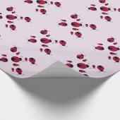 Grillige Lieveheersbeestjes Cadeaupapier (Hoek)