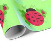 Grillige Lieveheersbeestjes Cadeaupapier (Rol Hoek)