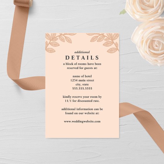 grillige lijn verlaat bruiloft behuizing Kaart