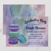 grillige macarons | Frans snoepgoed Afstuderen Kaart (Voorkant / Achterkant)