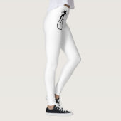 Grillige magere zwarte kat leggings (Rechts)