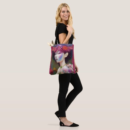 Grillige Meisjes Mooie Nimf Fee Heks Toverachtig P Tote Bag (Op model)