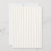 Grillige met de hand getekende strepen Boog Frame  Kaart (Achterkant)