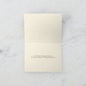 Grillige met de hand getekende wijngaard wijn drui bedankkaart (Binnen)