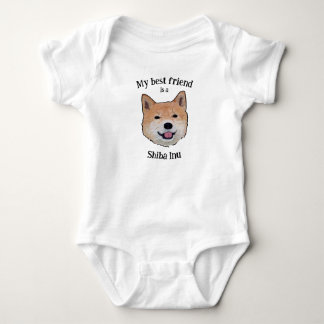 Grillige Mijn Beste Vriend Is Een Shiba Inu Hond Romper