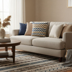 Grillige moderne geometrische chevron kussenhoes kussen