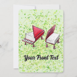 grillige muzikale wielen van kennis gepersonalisee kaart