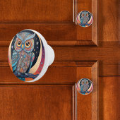 grillige nachtuil keramische knop