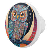 grillige nachtuil keramische knop (Rechts)