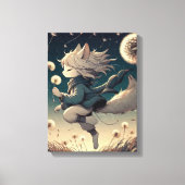 grillige nachtwandelaar canvas afdruk (Voorkant)