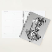 Grillige Nar en Poppenkoning Grijs Planner (Display)