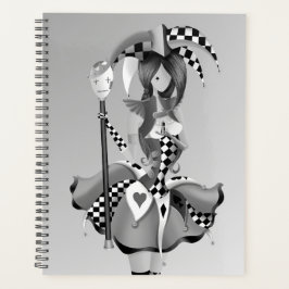 Grillige Nar en Poppenkoning  Grijs  Planner