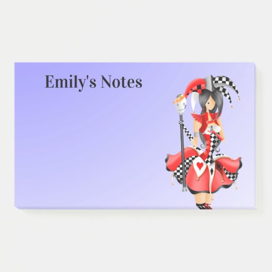 Grillige Nar en Poppenkoning Post-it® Notes (Voorkant)
