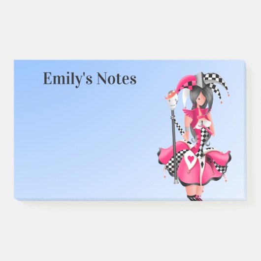 Grillige Nar en Poppenkoning Post-it® Notes (Voorkant)