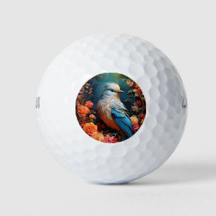grillige Natuur blue bird Golfballen