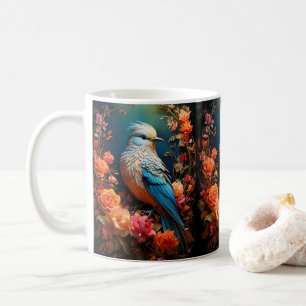 grillige Natuur blue bird Koffiemok