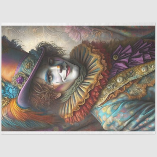 grillige nester decoupage tissuepapier (Voorkant)