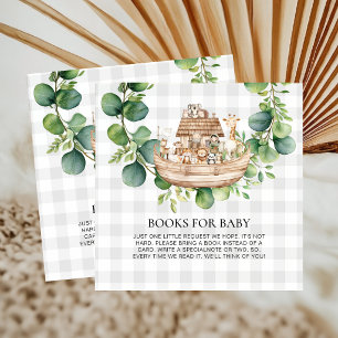 Grillige Noah's Ark Verhalenboeken voor Baby Informatiekaartje