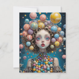 grillige noot-Kaart Notitiekaartje