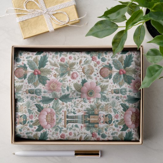 Grillige Notenkraker en Bloemkunst Tissuepapier (Geschenk)