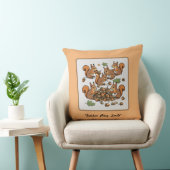 "grillige Nutty Squirrel Activity" Kussen (Stoel)