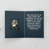 Grillige Occulte Buikbeschermer Kaart (Binnen)