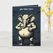 Grillige Occulte Buikbeschermer Kaart (Gele Bloem)