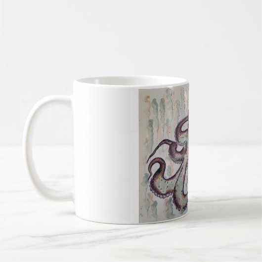 Grillige Octopus Koffiemok (Links)