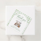 Grillige Off the Market Farmer Bruiloftsfeestje Bedankjes Labels (In situ)