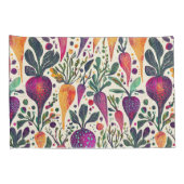 grillige oogst levendige moestuin kussensloop (Achterkant-Rechts)