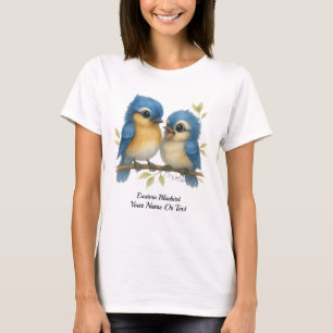 grillige oosterse bluebird t-shirt