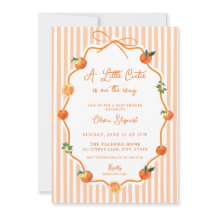Grillige Oranje Boog Kleine Moppie Baby Shower