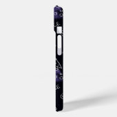 Grillige Paarse Outer Space Naadloos Patroon Case-Mate iPhone Case (Achterkant / Links)