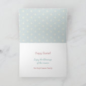 Grillige Paashaas Paaseieren Krans Kaart (Binnen)