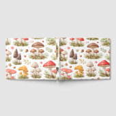 Grillige Paddenstoel Patroon – Vintage Botanisch Gastenboek (Volledig)