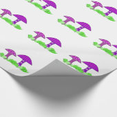 Grillige Paddenstoelen Cadeaupapier (Hoek)