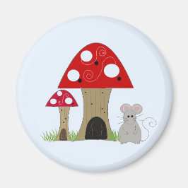 Grillige Paddenstoelen en Muis Magneet