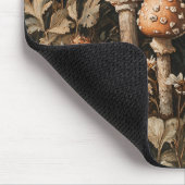 Grillige Paddenstoelen en Wilde Bloemen Botanisch Muismat (Hoek)